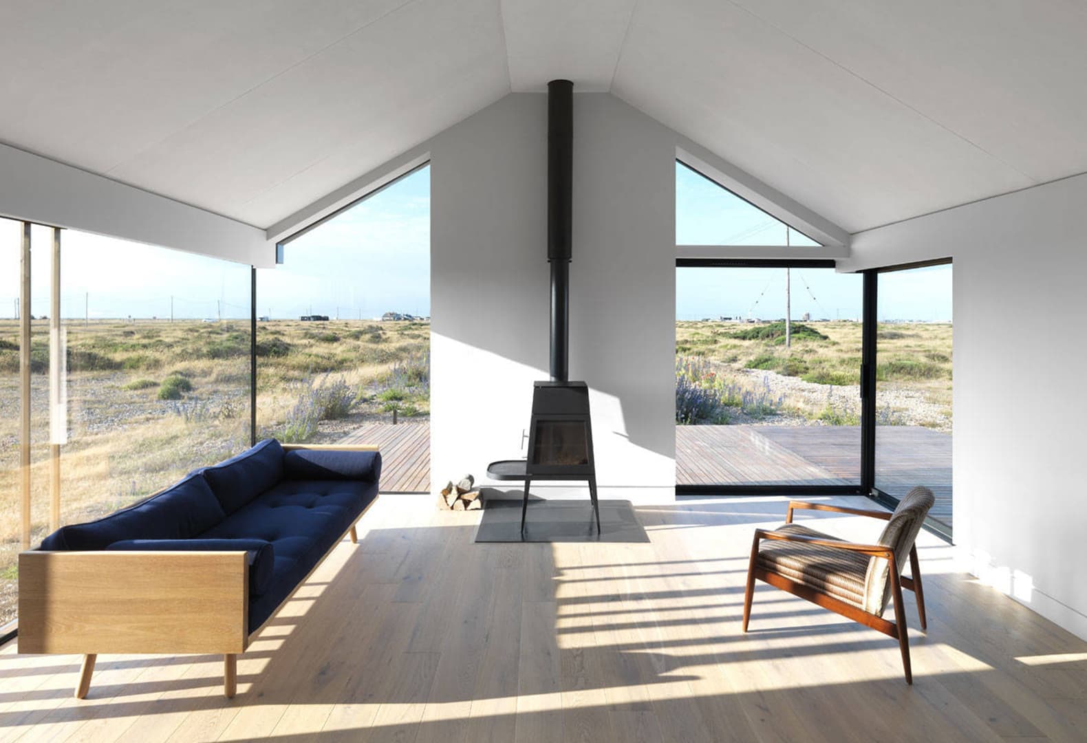 Барнхаус-концепт. Проект Guy Holloway Architects в единственной английской пустыне