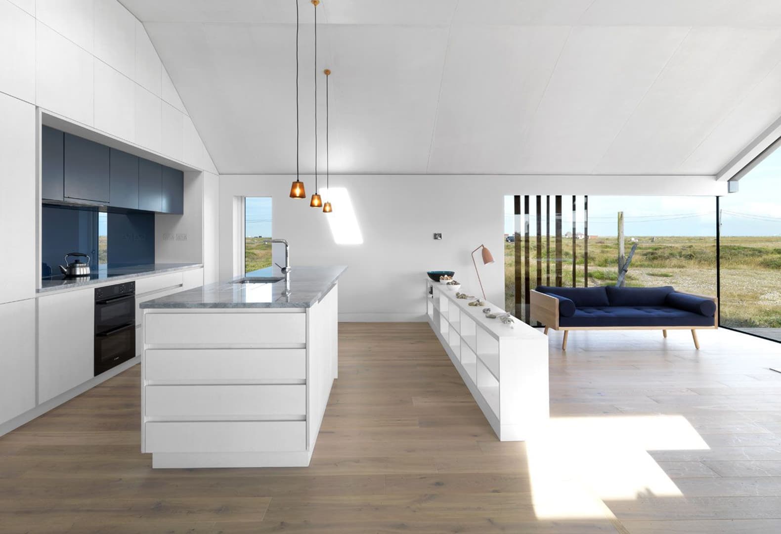 Барнхаус-концепт. Проект Guy Holloway Architects в единственной английской пустыне