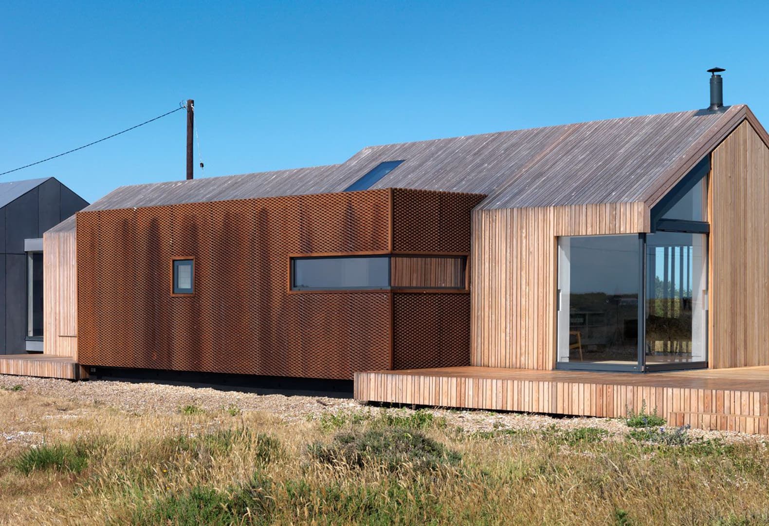 Барнхаус-концепт. Проект Guy Holloway Architects в единственной английской пустыне