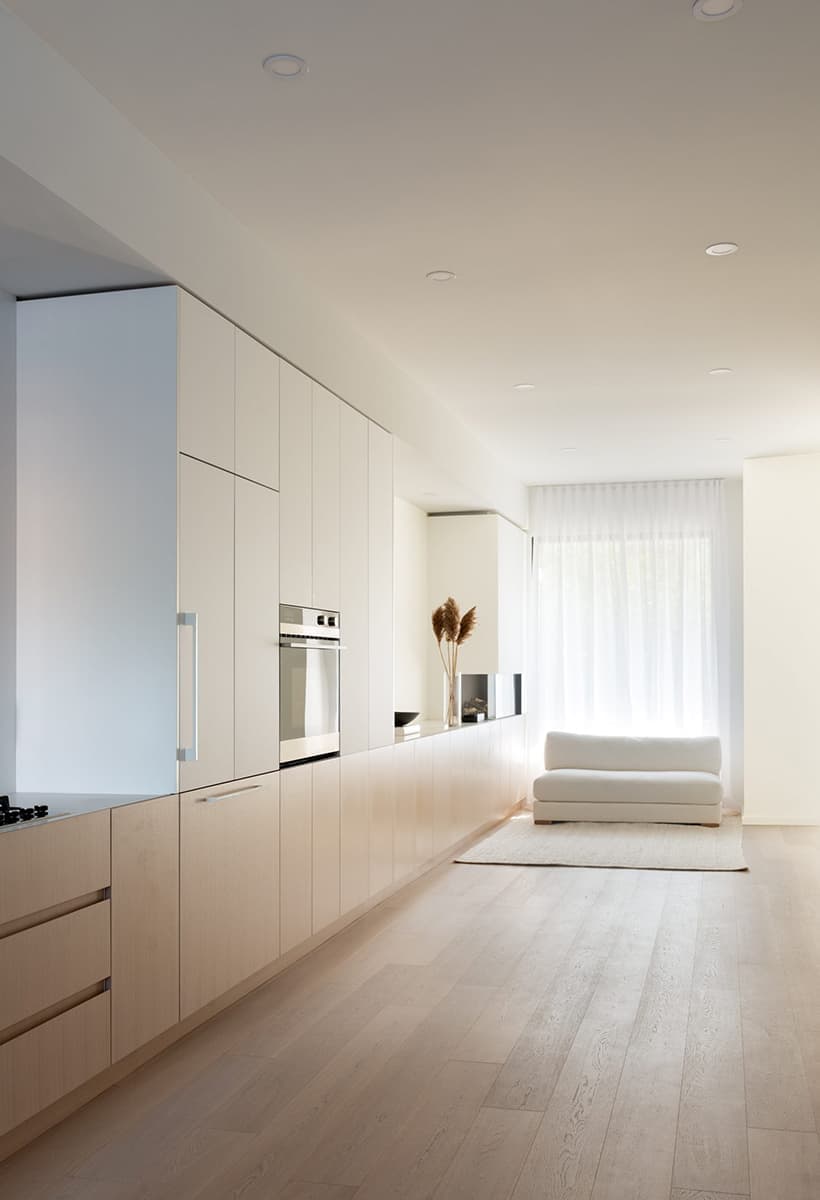 Узкий дом с длинной системой хранения в Торонто — проект StudioAC