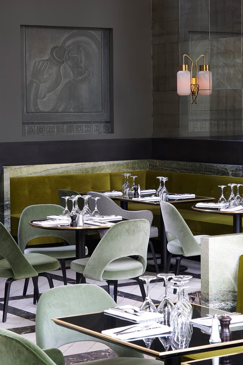 Ресторан Monsieur-Bleu в Париже