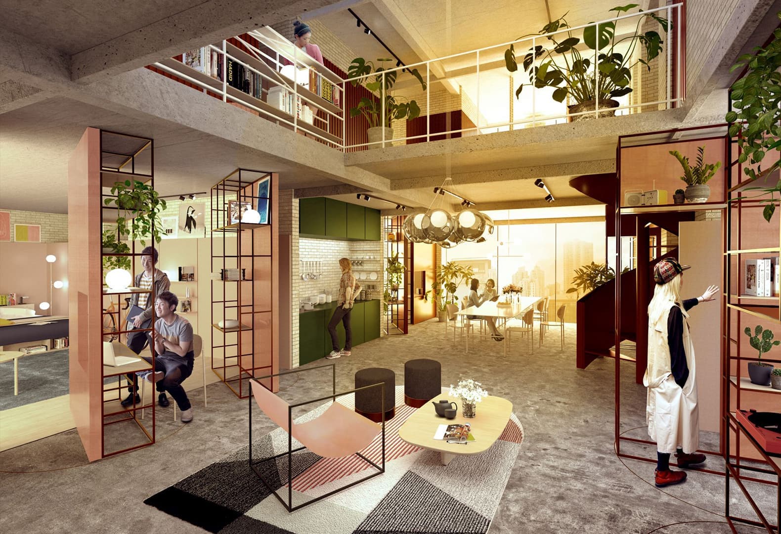 Проект мини-жилого здания в Шанхае автомобильного бренда MINI