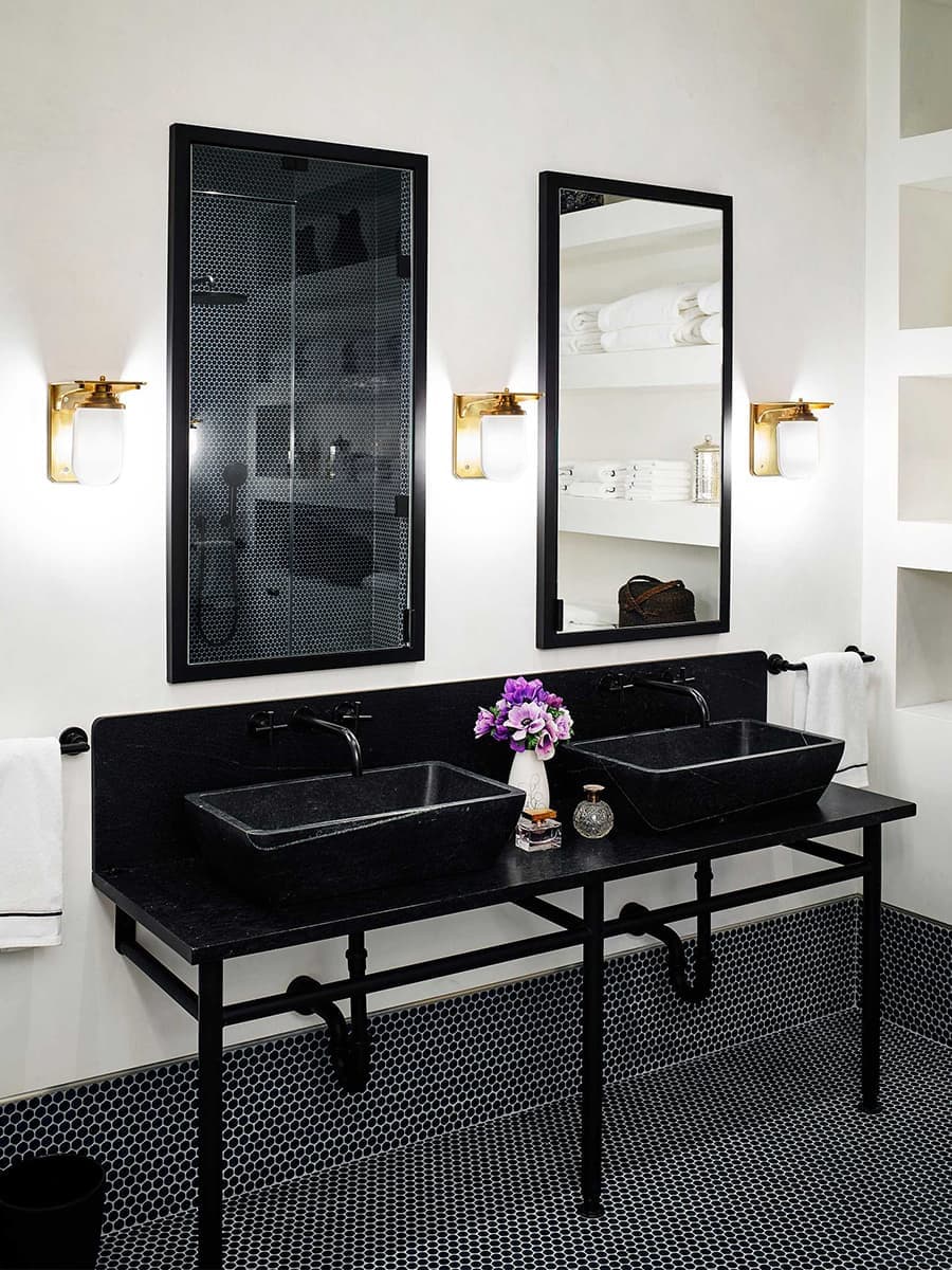 Интерьер ванной Наоми Уоттс в Нью-Йорке, фото AD