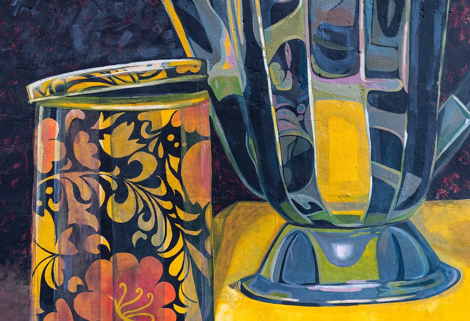 «Натюрморт с чайником и лимоном» Юлия Антонова