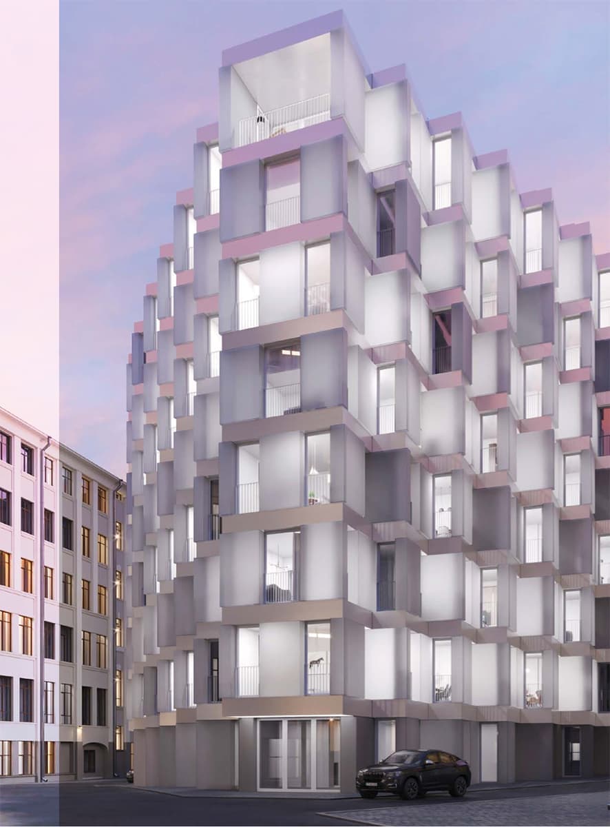 Проект жилого дома Lumin от Hutton Development в Москве, Россия