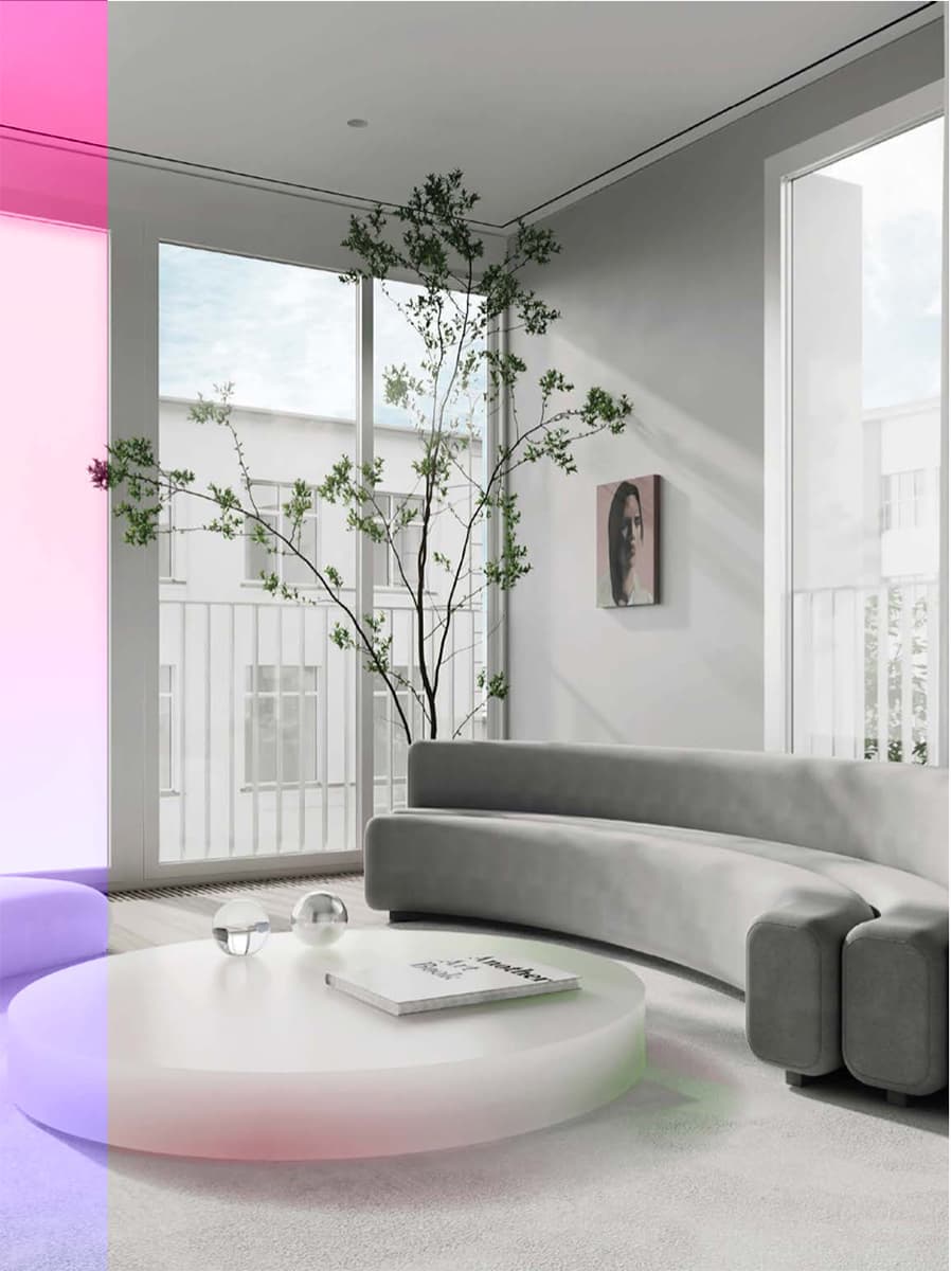 Проект жилого дома Lumin от Hutton Development в Москве, Россия