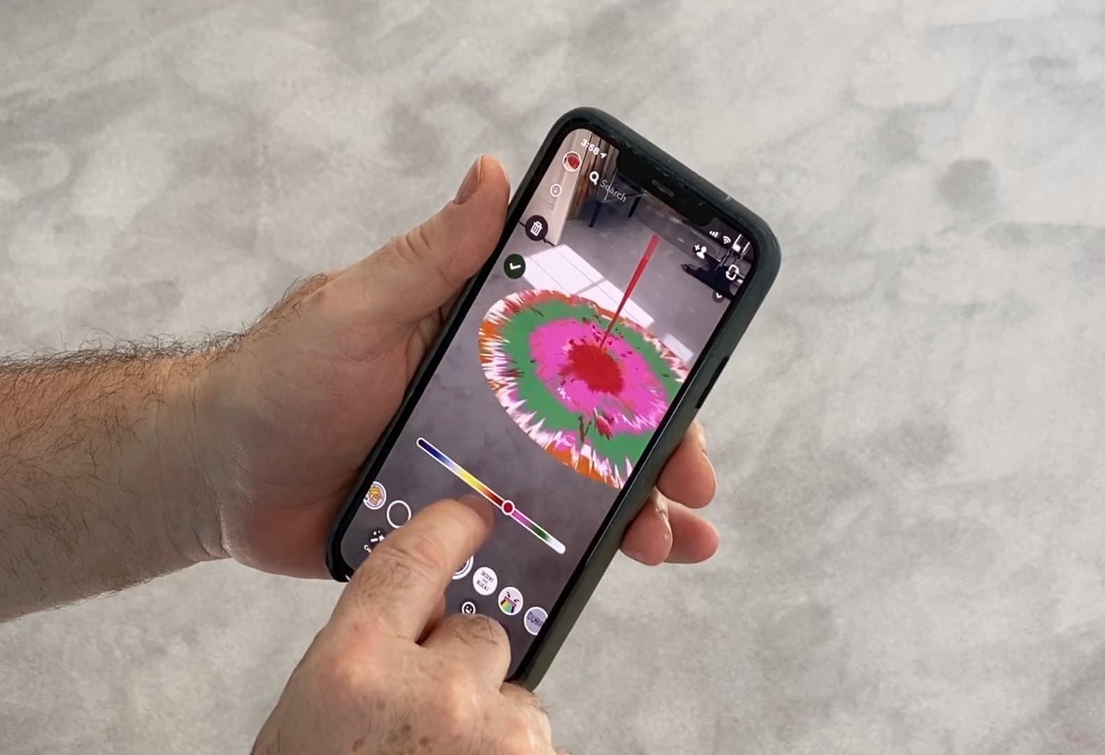 Фильтр Snapchat от Дэмьена Херста