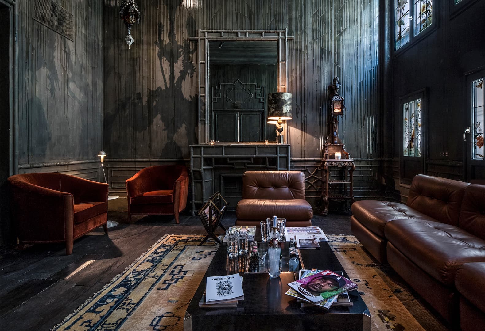 The Salon Chinois в отеле Les Bains в Париже