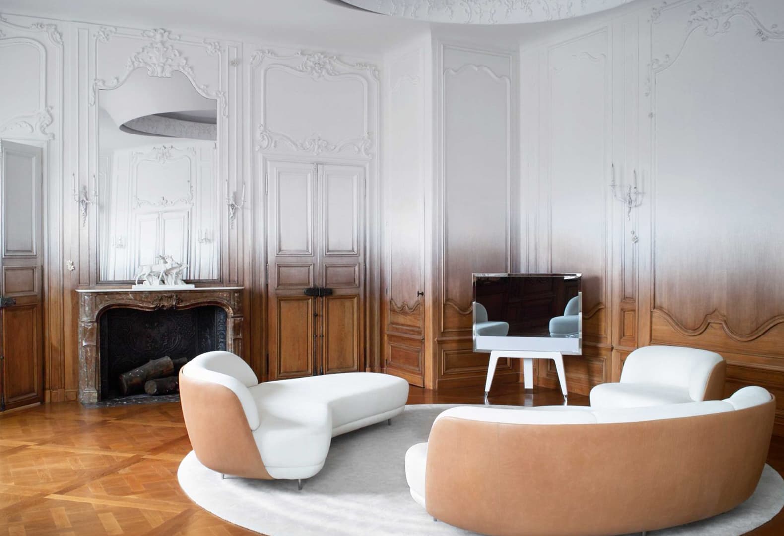 Интерьер частной резиденции Place de Colombie