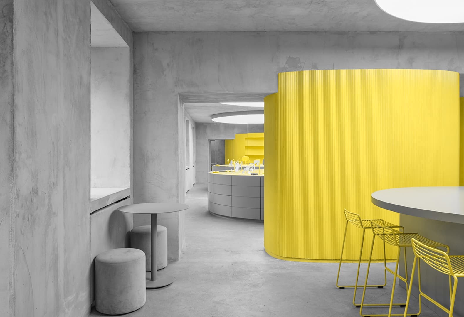 Интерьер сети бутиков AVGST