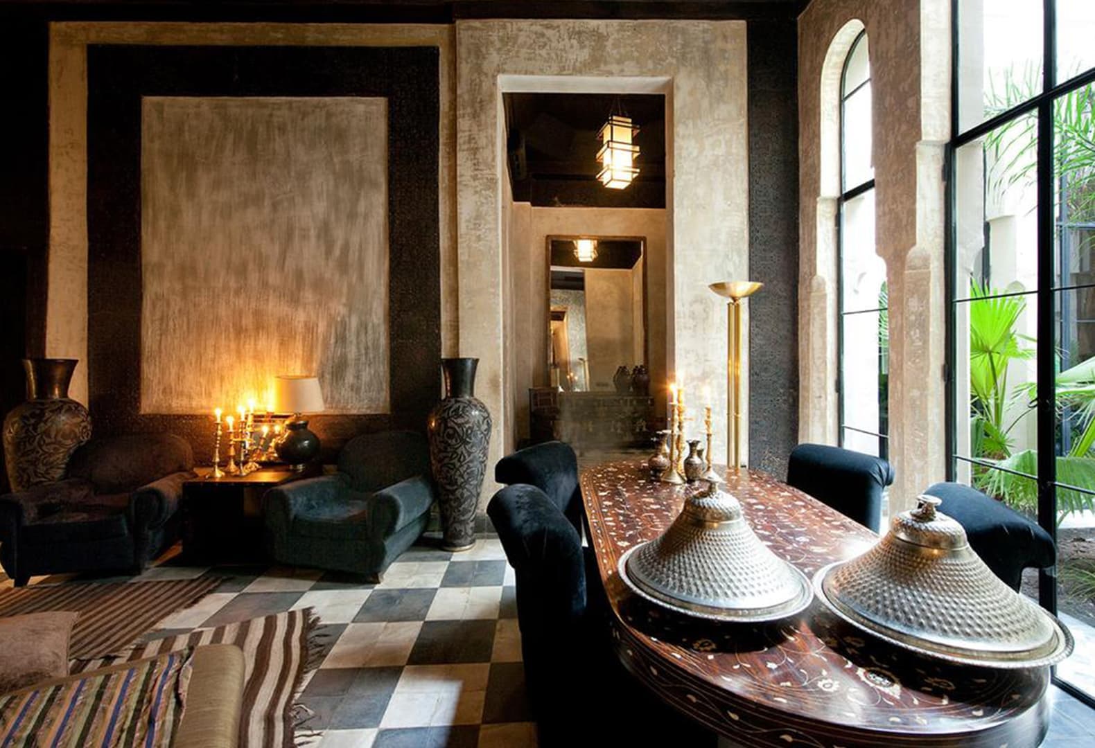 Riad Darma с сильным мавританским влиянием, Марракеш