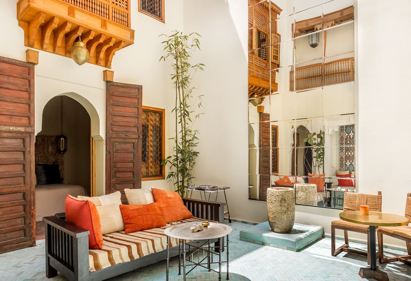 Riad Dyor с сильным арабским влиянием, Марракеш