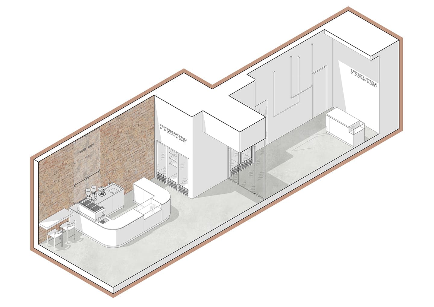 Интерьер TTSWTRS clothing buffet в Одессе