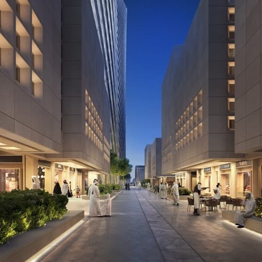 Foster+Partners построят в Катаре небоскребы площадью больше миллиона квадратных метров