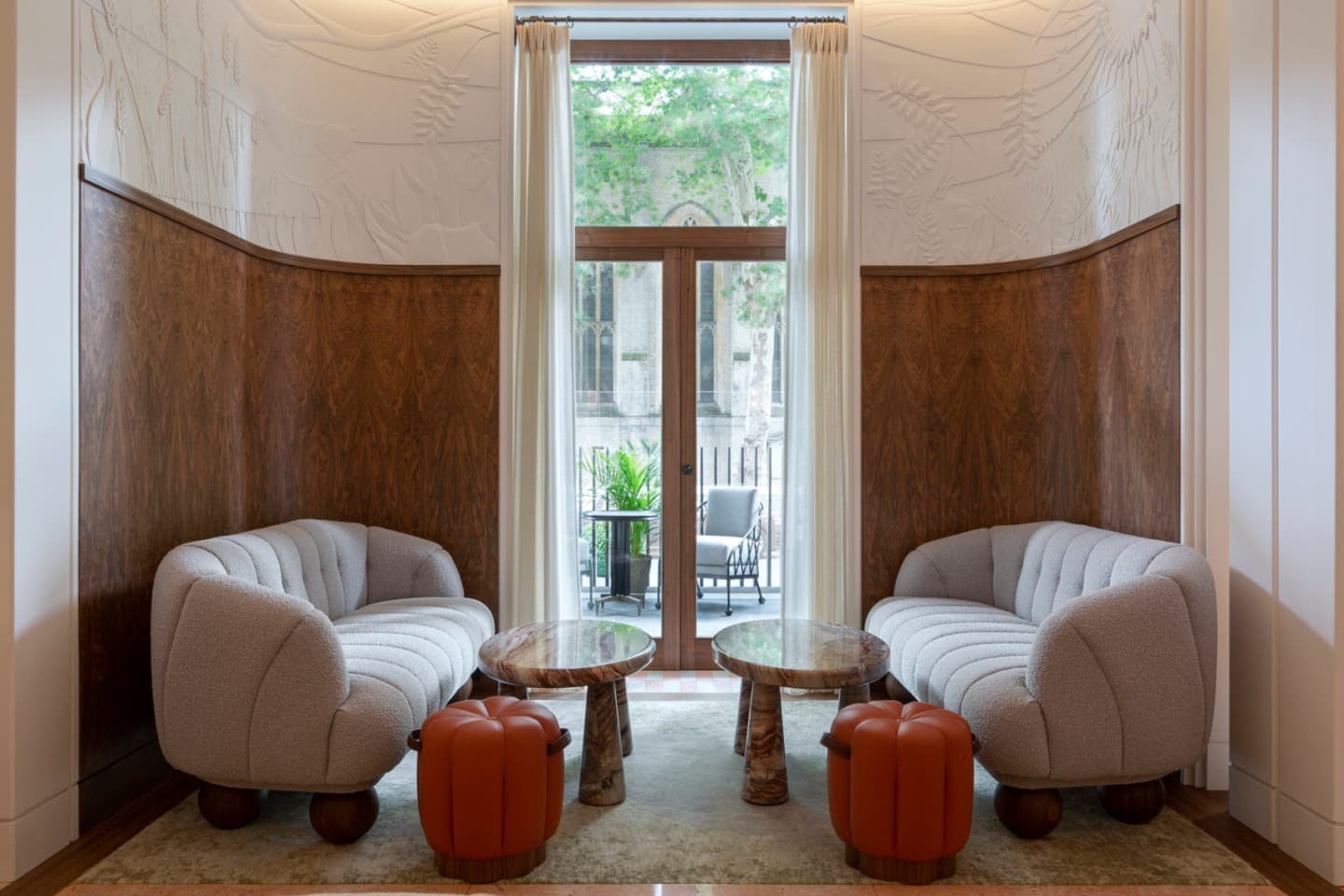 Гламурный ар-деко в лондонском баре — проект Bryan O’Sullivan Studio