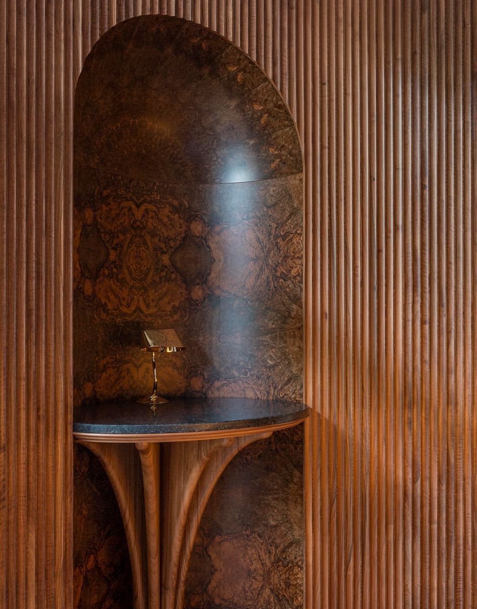 Гламурный ар-деко в лондонском баре — проект Bryan O’Sullivan Studio