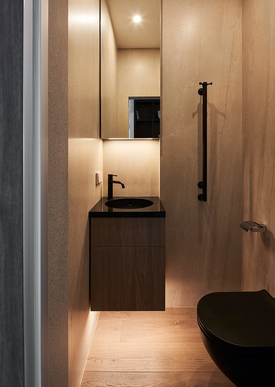 Квартира с камином в стиле эко-минимализм — проект архитектурного бюро Nikolai Bannikov Interiors