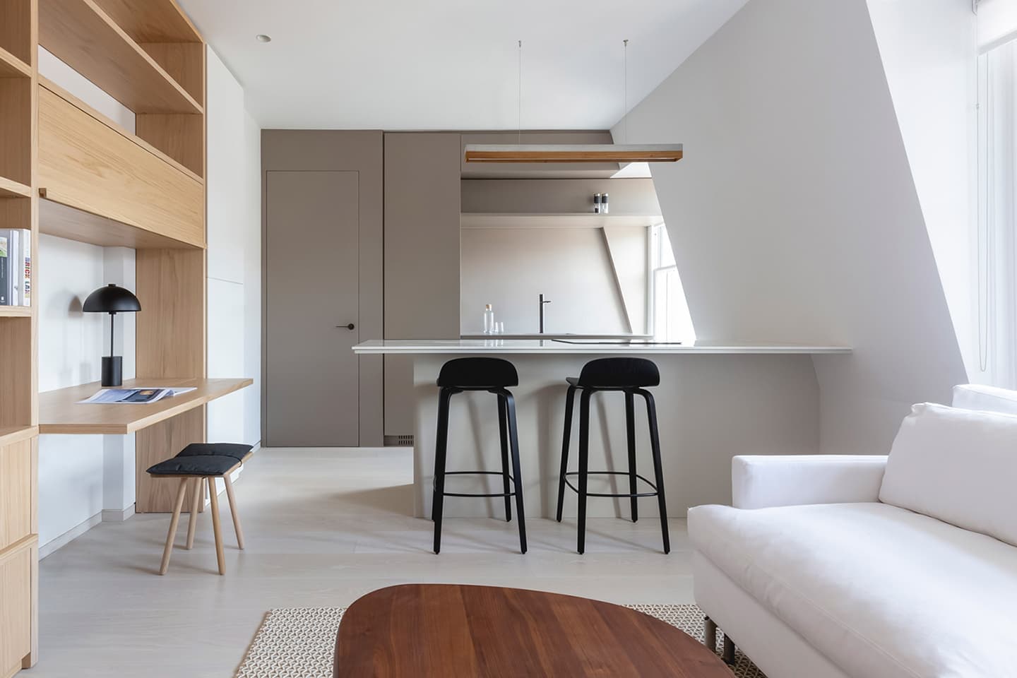 Лондонские апартаменты в стилистике гостиничного номера — проект MWAI