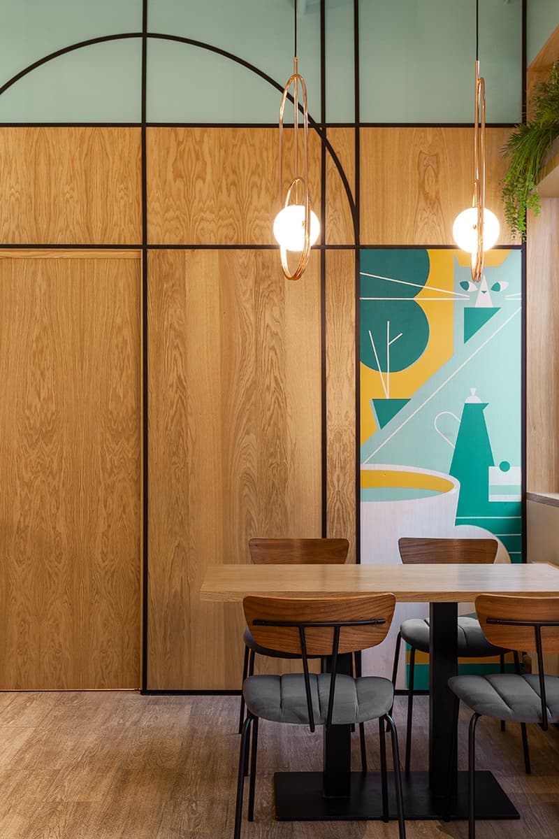 Яркое кафе в Зеленоградске — проект Shiba Design Bureau