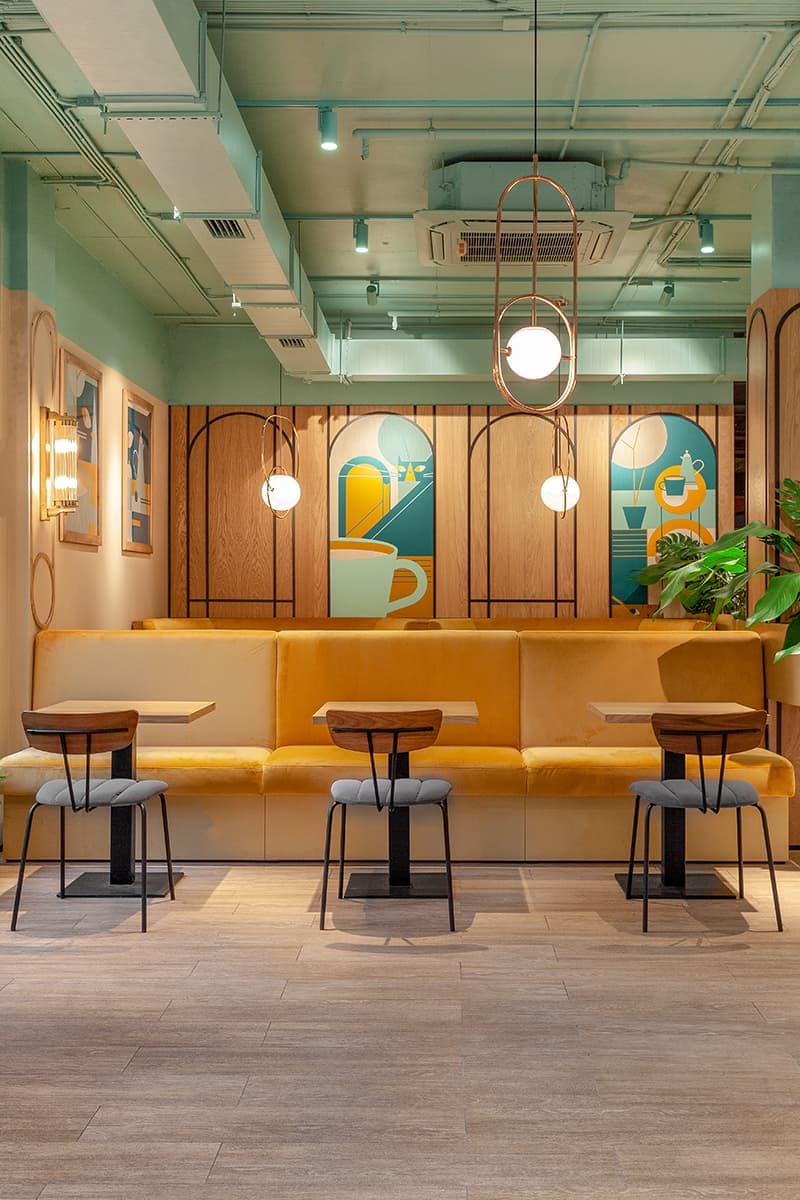 Яркое кафе в Зеленоградске — проект Shiba Design Bureau