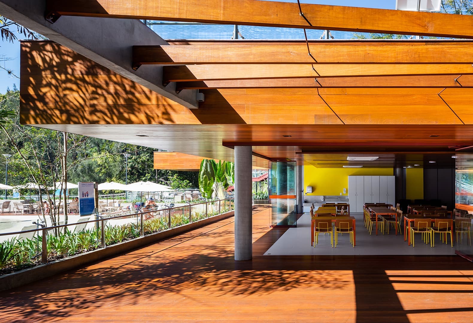 Рекреационная экосистема в Grande Hotel Senac São Pedro. Фото: Anna Mello