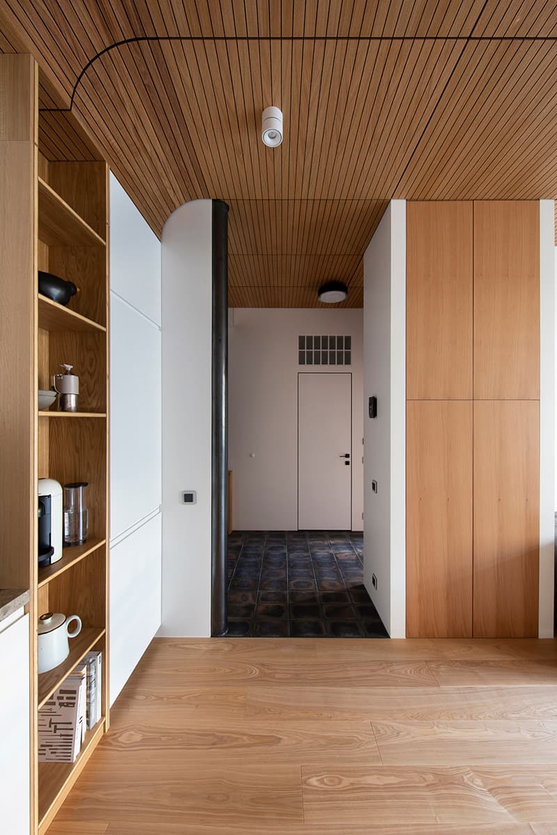 Московская квартира с интерьером каюты первого класса — проект MOBA