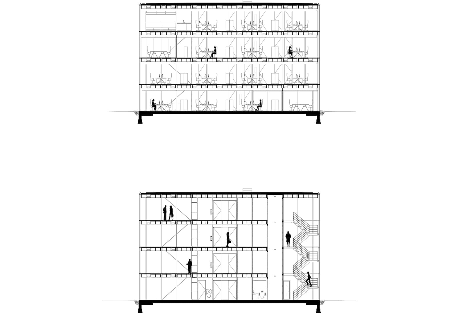 Циркулярный сборно-разборный офис cepezed. Фото: Lucas van der Wee