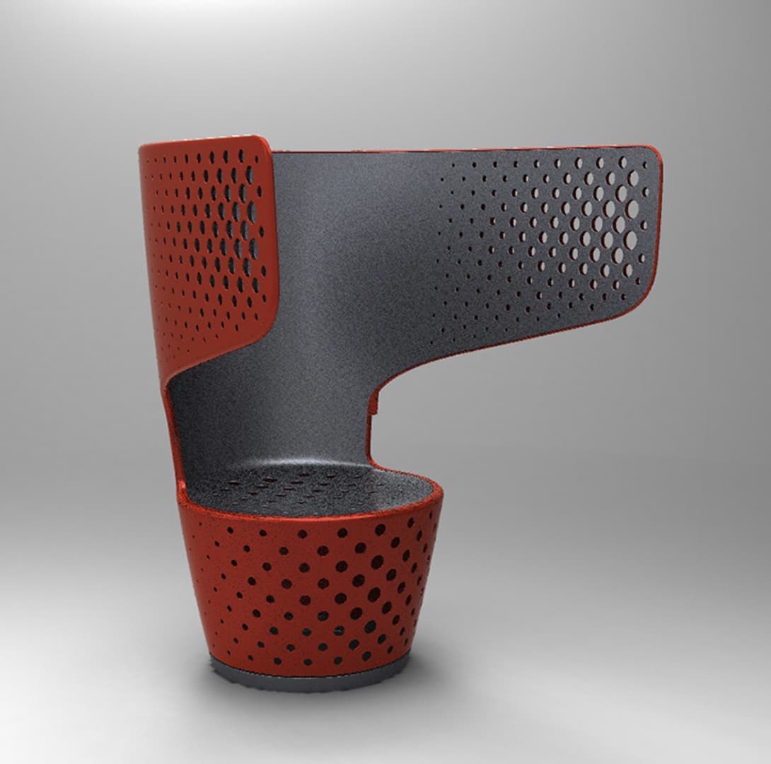 Городское кресло «Спинка», 2050 lab