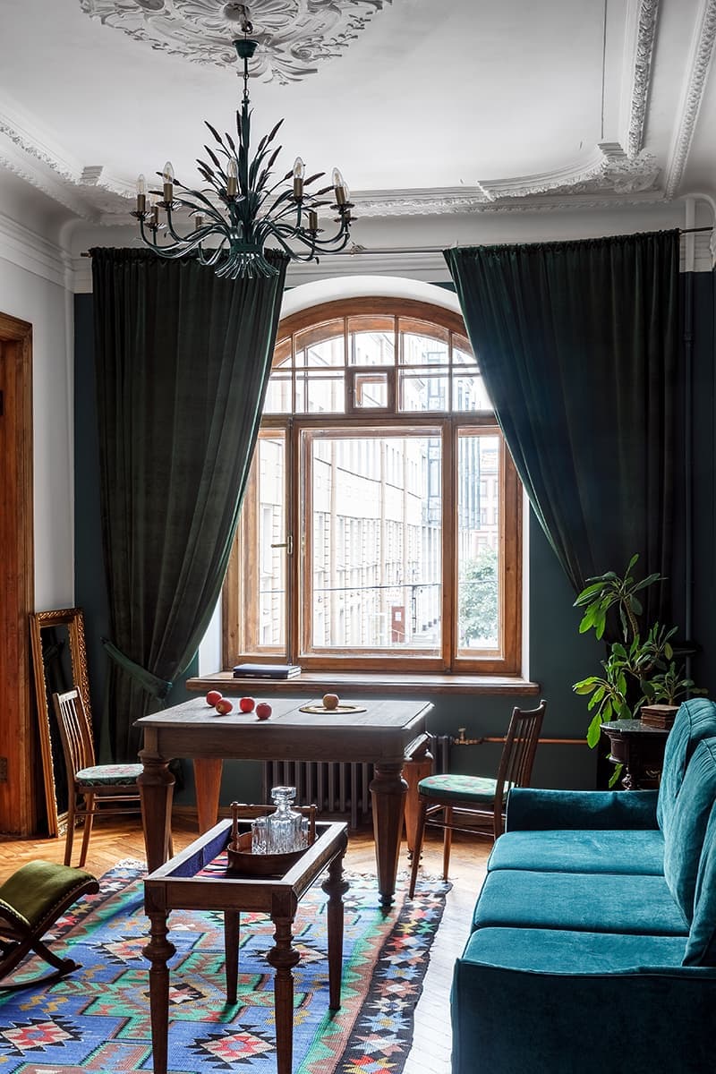 Аутентичный питерский отель в бывшей коммунальной квартире — проект NOMESSPROCESS