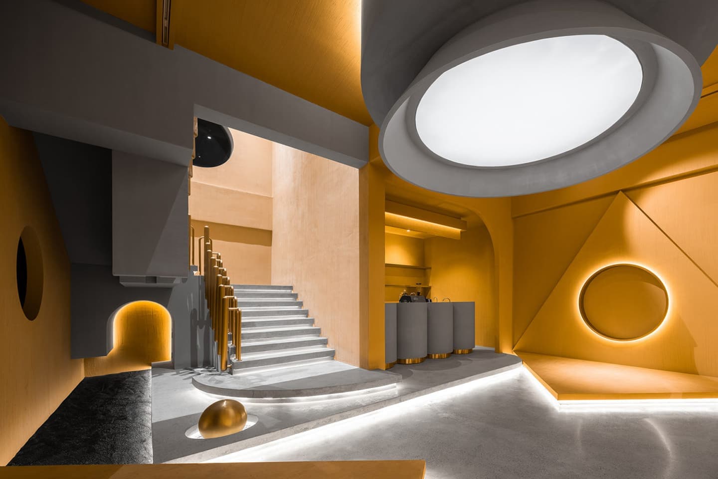 Китайский музей в главных цветах 2021 года по версии Pantone — проект Ли Вэньцяна из PIG DESIGN