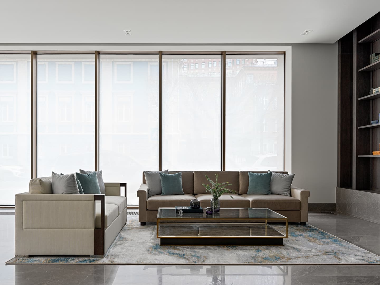 Интерьеры лобби в районе Якиманки — проект Архитектурного бюро Олега Клодта