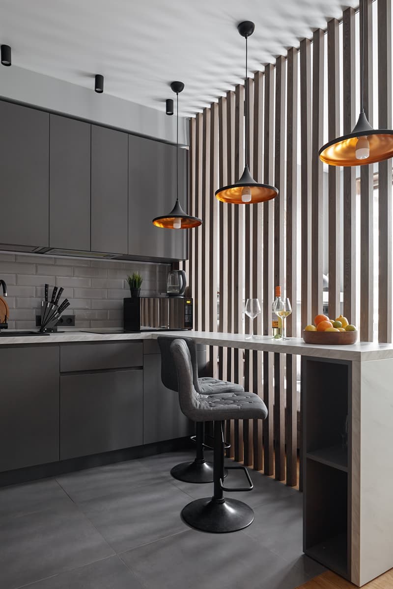 Квартира-студия с разными сценариями света – проект дизайнера Анастасии Калистовой