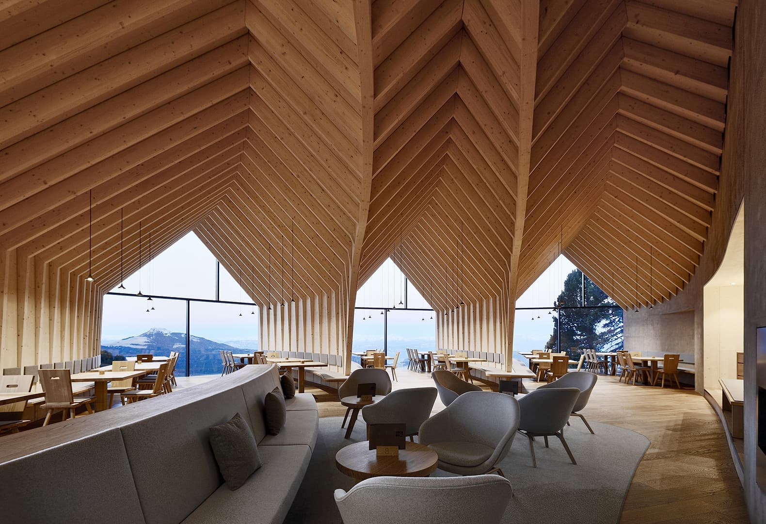 OBERHOLZ MOUNTAIN HUT. Фото: Oskar Da Riz, Jens Rüßmann