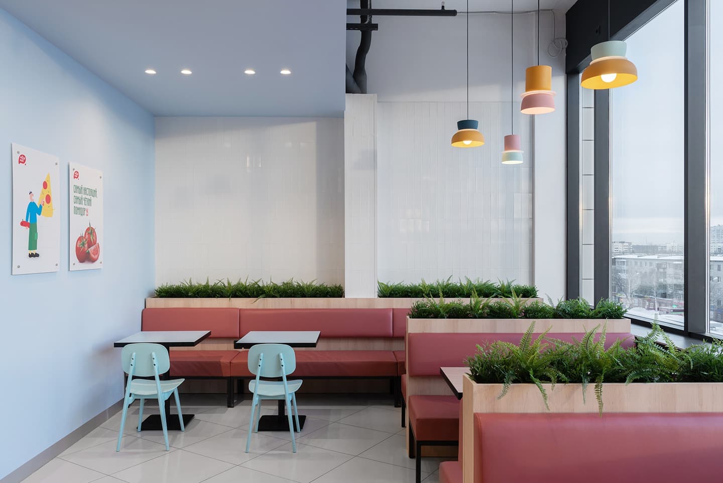 Уютная пиццерия в Екатеринбурге – проект BLOK STUDIO