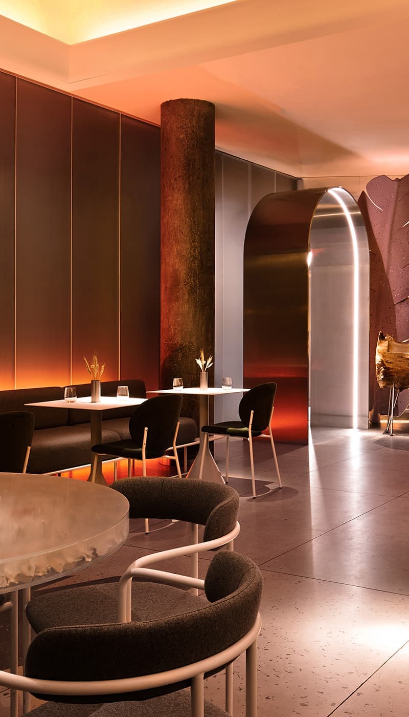 Атмосферное заведение правильного питания – проект DA bureau