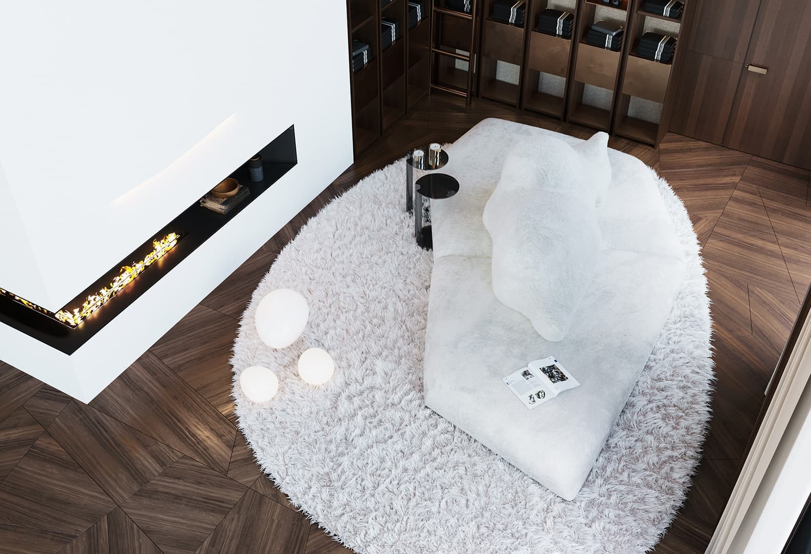 Диван Pack, Edra. Пентхаус Art Place. Дизайн: Ab-architects