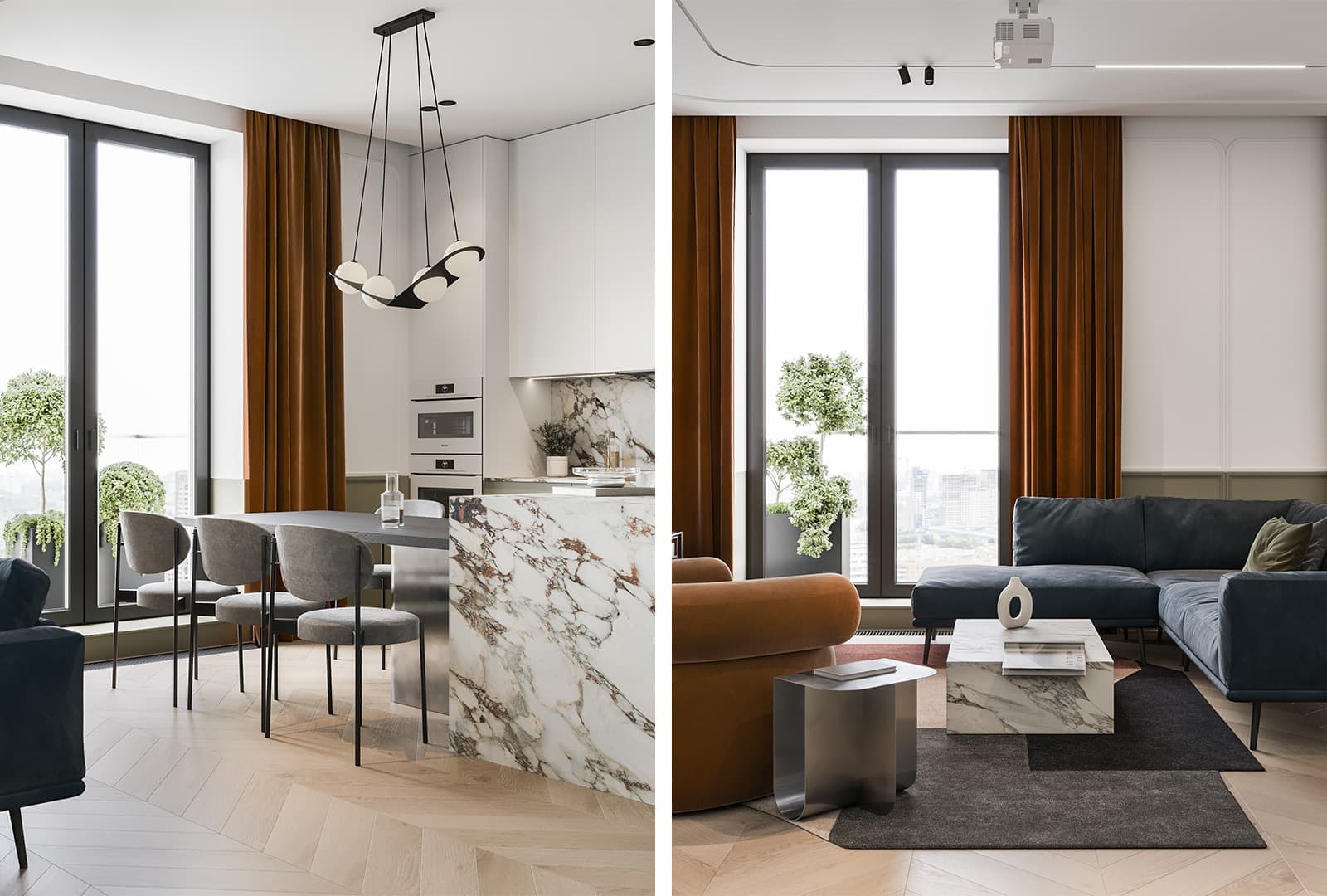 ЖК «Вавилова, 4», дизайн: бюро Slovo