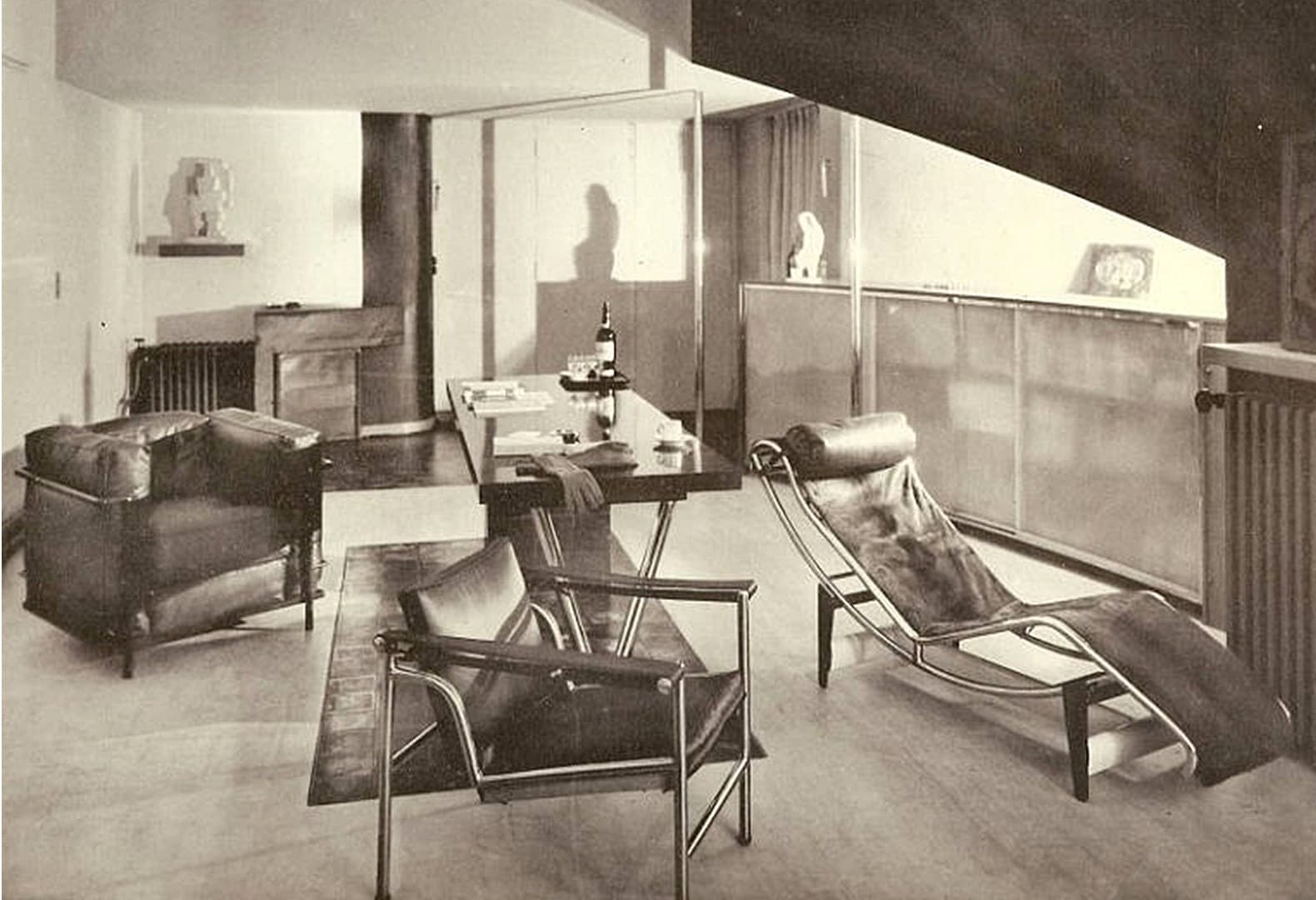 Кресло LC2. Ле Корбюзье, Пьер Жаннере, Шарлотта Перриан