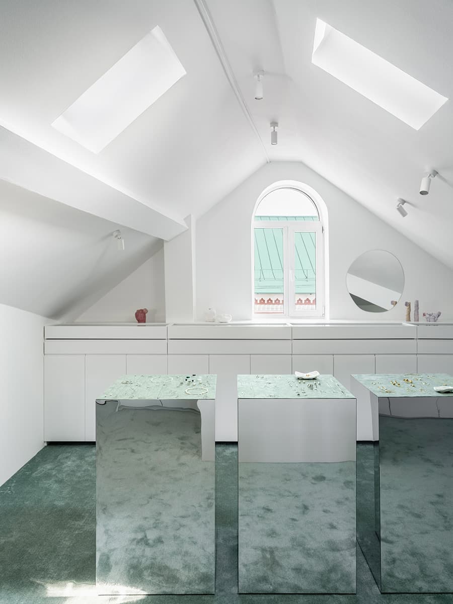 Шоурум ювелирных украшений – проект архитектора Елены Локастовой