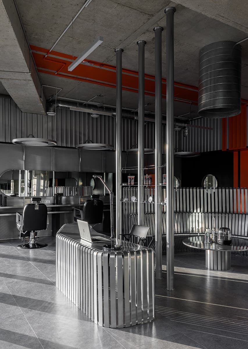 Футуристичная парикмахерская – проект дизайнеров Ольги Яковлевой и Павла Стефанова