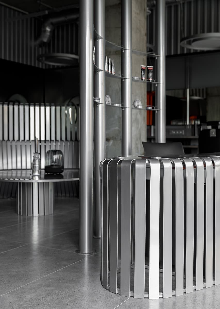 Футуристичная парикмахерская – проект дизайнеров Ольги Яковлевой и Павла Стефанова