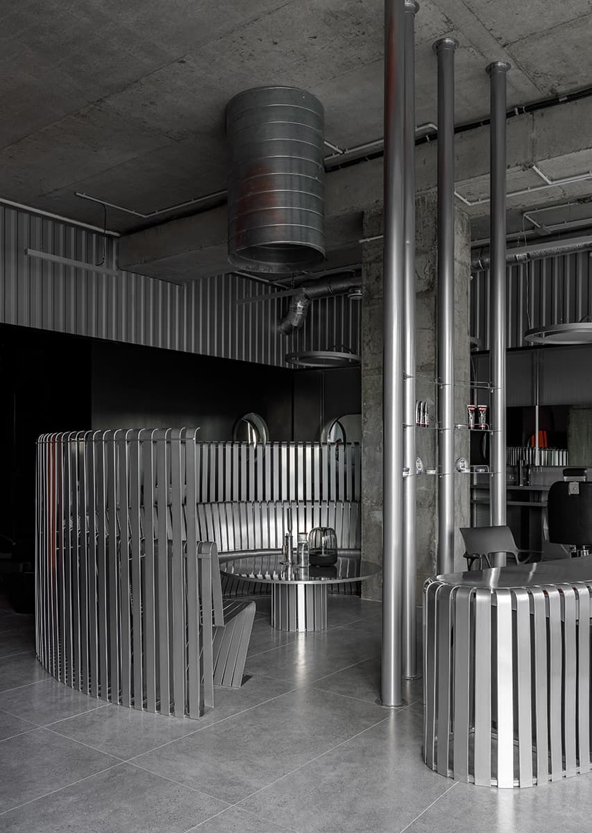 Футуристичная парикмахерская – проект дизайнеров Ольги Яковлевой и Павла Стефанова