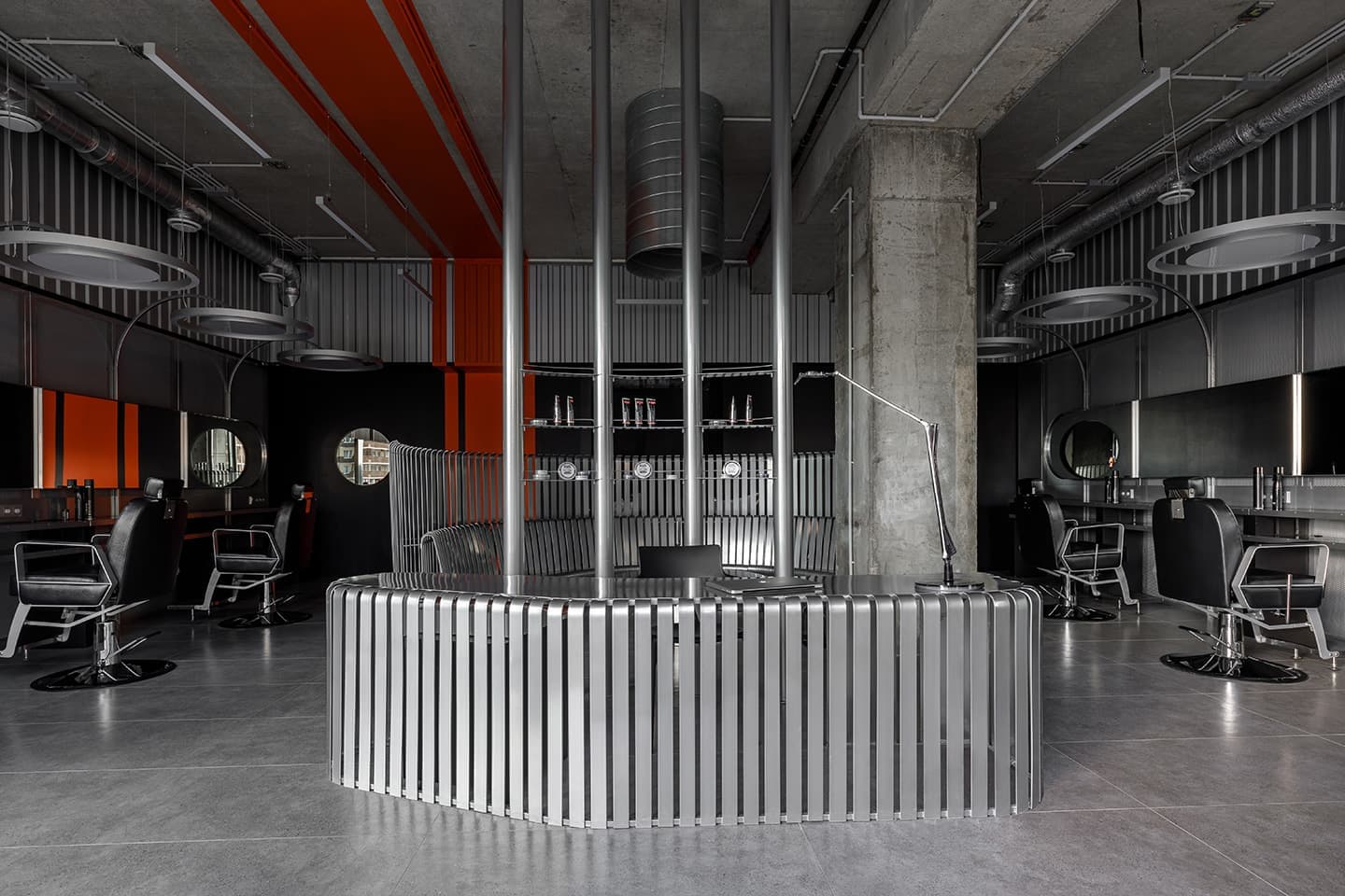 Футуристичная парикмахерская – проект дизайнеров Ольги Яковлевой и Павла Стефанова