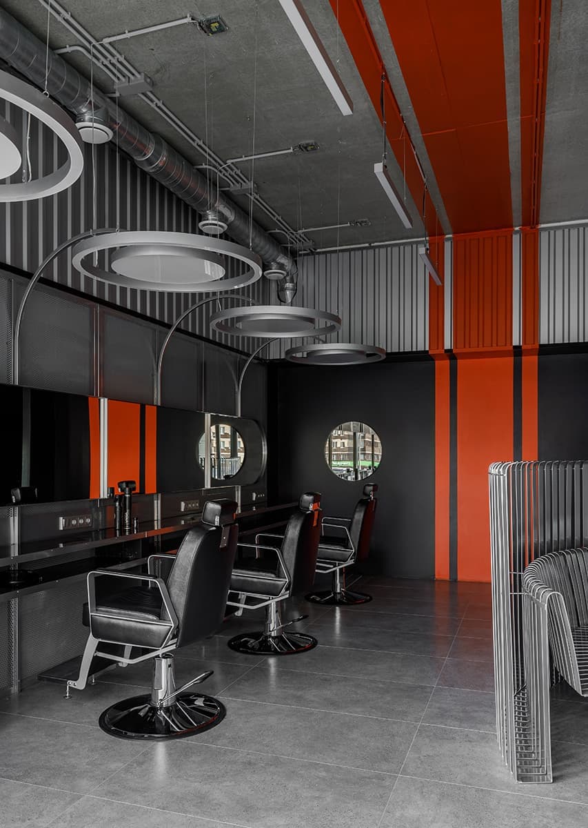Футуристичная парикмахерская – проект дизайнеров Ольги Яковлевой и Павла Стефанова