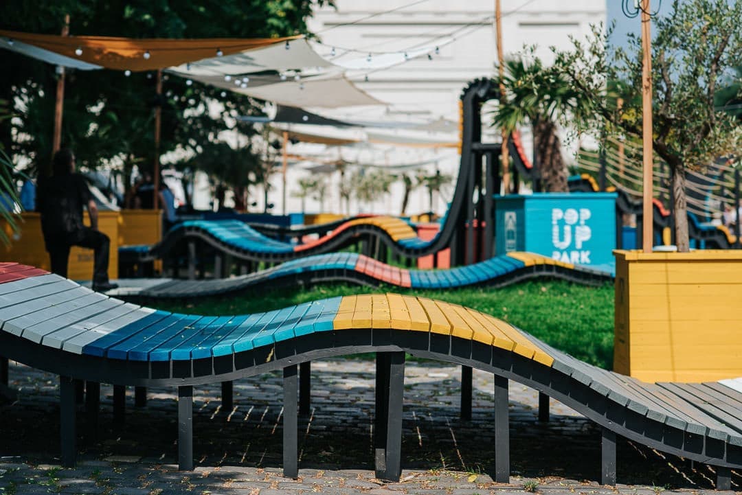 Pop-Up Park 2.0. Hello Wood