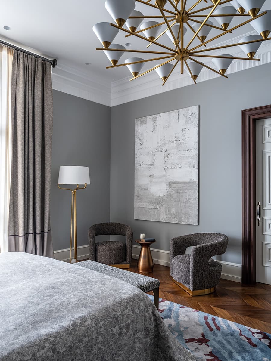 Двухуровневый пентхаус – проект дизайнера Ирины Граве