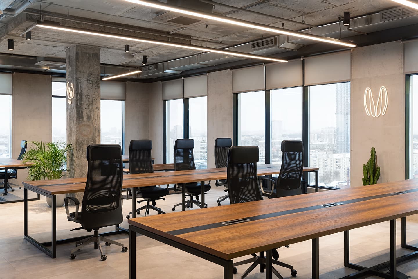 Офис компании Mercuryo.io – проект коллаборации Делателей.Офисов и дизайнера Екатерины Турбиной