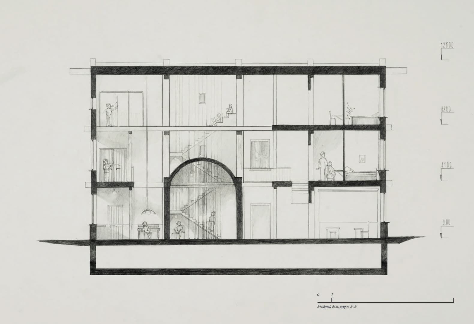 Зульфия Камалова, проект Лицея в Павловском парке. Дипломная студия «Новгород», МАРШ