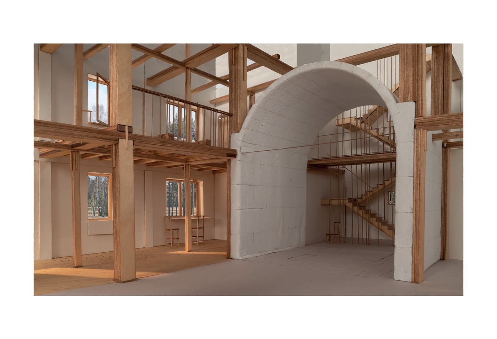 Зульфия Камалова, проект Лицея в Павловском парке. Дипломная студия «Новгород», МАРШ