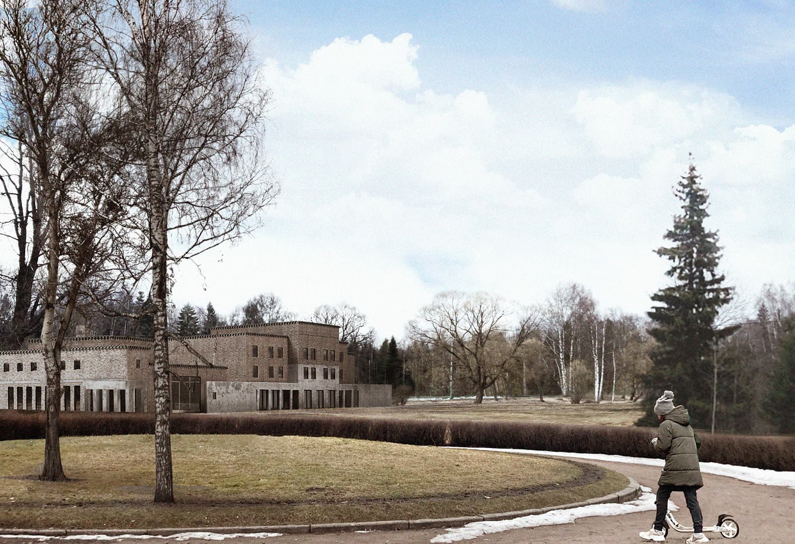 Татьяна Страту, проект Лицея в Павловском парке. Дипломная студия «Новгород», МАРШ